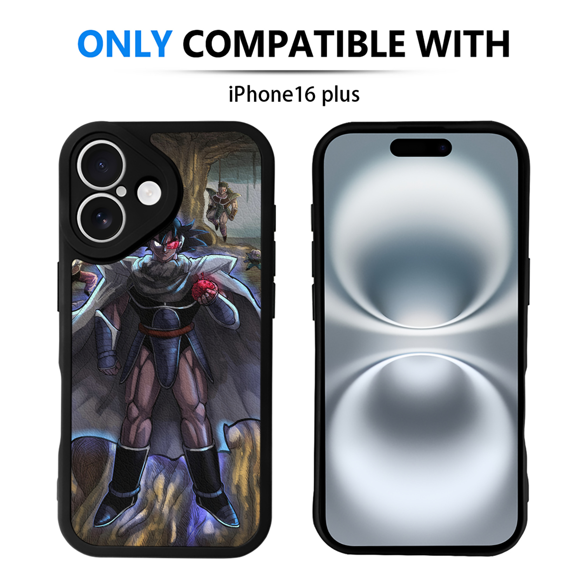 （画像用） ドラゴンボール DRAGON BALL 【iPhone 16シリーズ対応】シリコンスマホケース（レザー調） 材質：シリコン